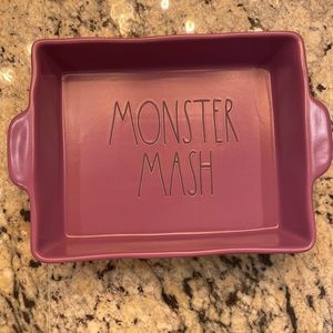 Rae Dunn Halloween Casserole Purple New!